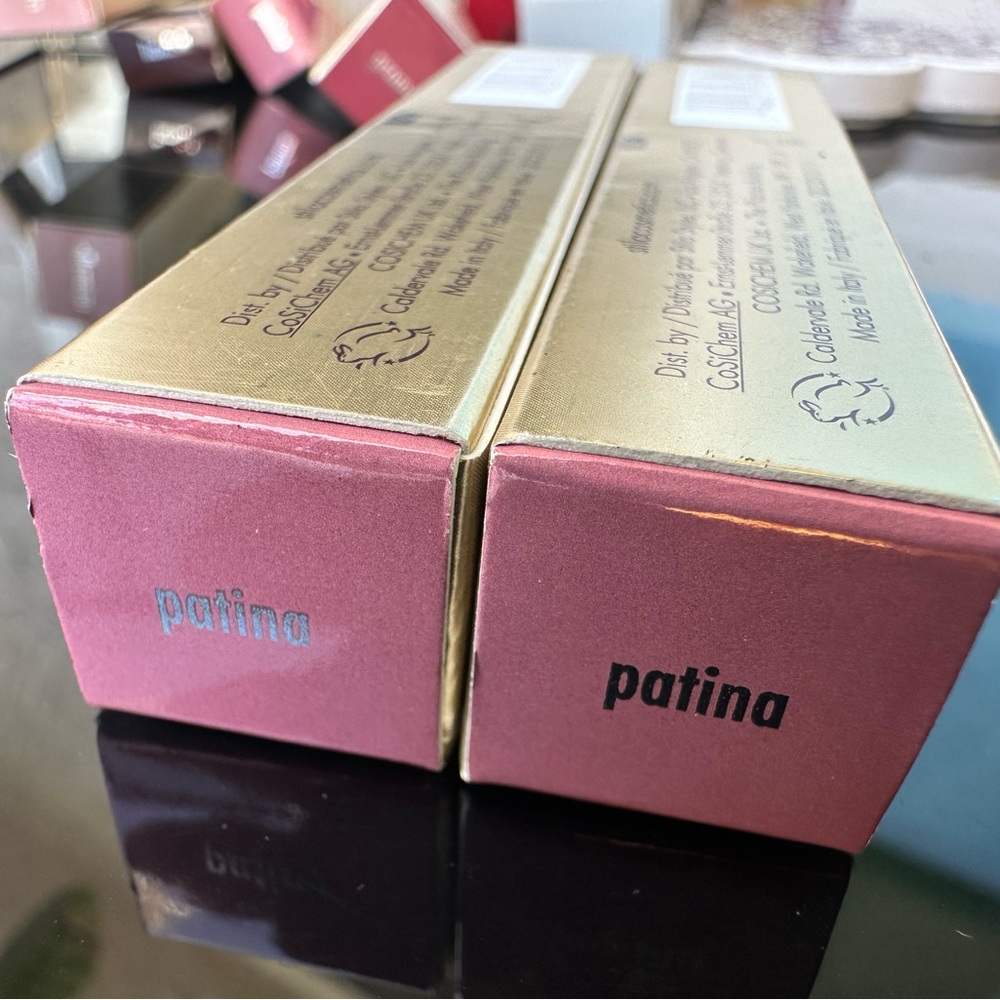 Gold and Pink Lipstick Set